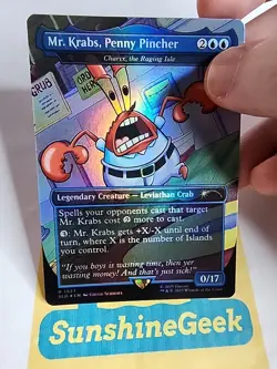 Mr. Krabs, Penny Pincher - Charix, the Raging Isle (Rainbow Foil) Secret Lair... - Image 2