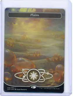 Plains 235/244 FULL ART Unfinity NM Magic The Gathering Foil - Image 1