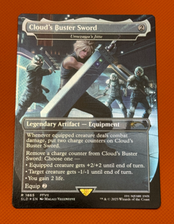NM - FOIL - Cloud's Buster Sword - Umezawa's Jitte Secret Lair Drop - Image 1