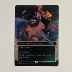 MTG -Scavenger Grounds (0127) - Galaxy Foil Borderless MTG Edge of Eternities NM - Image 1