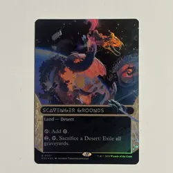 MTG -Scavenger Grounds (0127) - Galaxy Foil Borderless MTG Edge of Eternities NM - Image 2
