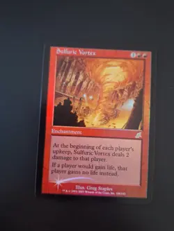Magic the Gathering SULFURIC VORTEX Scourge Red Foil Rare - Image 1