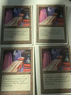 Playset of 4 Ashnod's Altar Chronicles Regular Magic The Gathering x4 - Image 1