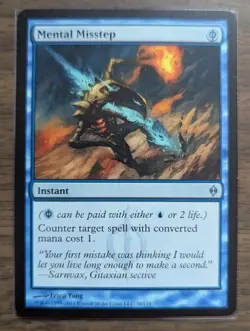 MTG Mental Misstep Non-Foil from New Phyrexia LP - Image 1