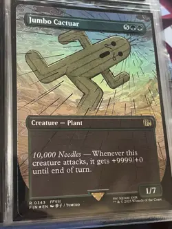 Jumbo Cactuar (Borderless) Final Fantasy Foil - Image 1