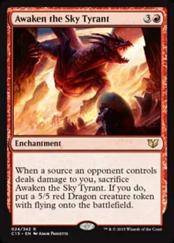 Awaken the Sky Tyrant x4 - Commander 2015 - NM-Mint, English - Commander 2015 - Image 1