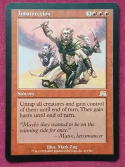 Magic The Gathering ONSLAUGHT INSURRECTION red card MTG - Image 1