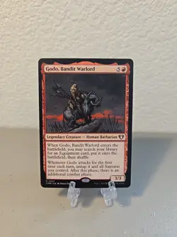 MTG Godo Bandit Warlord LP Commander Masters - Image 1