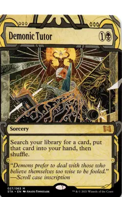 Strixhaven: Mystical Archives #27 Demonic Tutor - Image 1