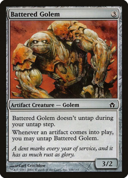 MTG magic 1x Battered Golem (M/NM) Fifth Dawn - Image 1