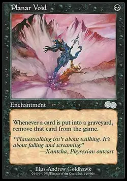Planar Void ~ Urza's Saga [ Excellent ] [ Magic MTG ] - Image 1