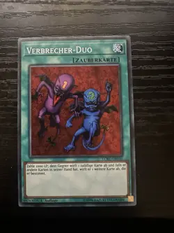 Yugioh! Delinquent Duo LCKC-EN101 Secret Rare - 1st Edition Lightly Played - Image 1