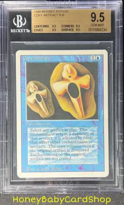 MTG 3rd Edition Revised 1994 Copy Artifact BGS 9.5Q (TRUE QUAD) GEM MINT 93/94 - Image 1