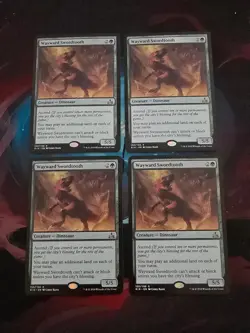 MTG Sticker CEDH Wayward Swordtooth x4 - Image 1