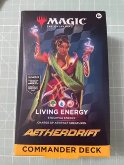 Living Energy Aetherdrift Commander Deck sealed new - Image 1