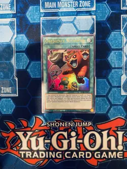 OBEDIENCE SCHOOLED (ULTRA RARE BLAR-EN071) NEAR MINT YUGIOH - Image 1