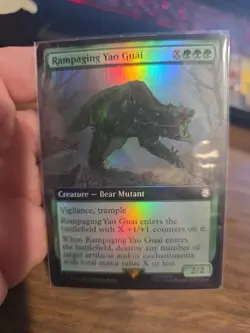 Rampaging Yao Guai (Extended Art) (Surge Foil) Universes Beyond: Fallout Foil - Image 1