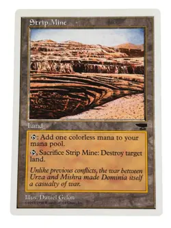 MTG Strip Mine Anthologies Near Mint Regular Vintage Old School Magic - Image 1