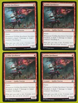 Goblin Javelineer x4 Adventures in the Forgotten Realms 4x MTG - Image 1
