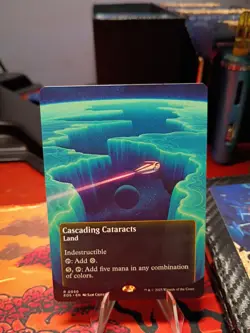 Edge of Eternities: Stellar Sights #50 Cascading Cataracts (0050) (Borderless) - Image 1