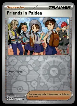 FRIENDS IN PALDEA [FOIL] - 109/131 - PRISMATIC EVOLUTIONS PRE REVERSE - NM - Image 1