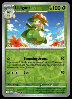 LILLIGANT [FOIL] - 007/086 - BLACK BOLT BLK REVERSE HOLO ENGLISH - NM - Image 1