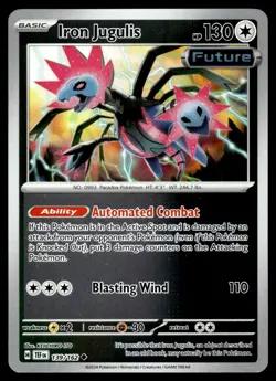 IRON JUGULIS [FOIL] - 139/162 - TEMPORAL FORCES TEF REVERSE HOLO ENG - NM - Image 1