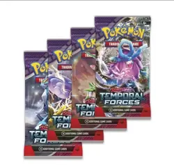 Pokemon TCG: Scarlet & Violet - Temporal Forces x4 Booster Packs : All 4 Art Typ - Image 1