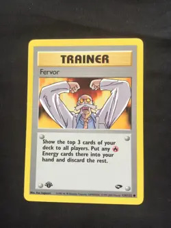 Pokemon: Gym Challenge 1st Edition Common: Fervor 124/132 - Image 1