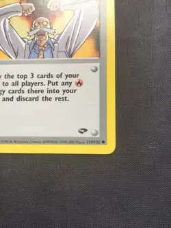 Pokemon: Gym Challenge 1st Edition Common: Fervor 124/132 - Image 4