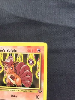 Pokemon Cards: Gym Challenge 1st Edition Common: Blaine's Vulpix 66/132 - Image 3