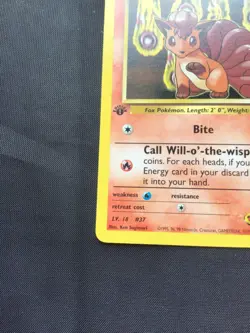 Pokemon Cards: Gym Challenge 1st Edition Common: Blaine's Vulpix 66/132 - Image 5