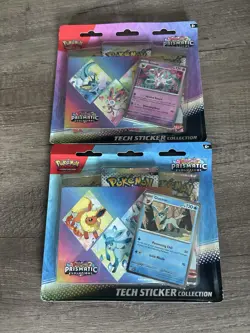 2 Pokemon Prismatic Tech Sticker Collections - Image 1