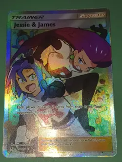 Jess And James Full Art Trainer Card Pokemon TCG 68/68 - Image 1