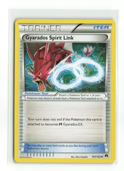 GYARADOS SPIRIT LINK 101/122 BREAKPOINT NON HOLO POKEMON TCG LP - Image 1