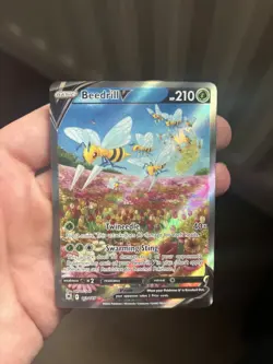 Pokemon TCG - Beedrill V 161/189 - Astral Radiance Alternate Art - NM - Image 3