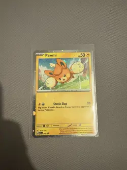 Pokemon TCG Pawmi Svp Black Star Promos SVP040 Holo Promo Promo - Image 1