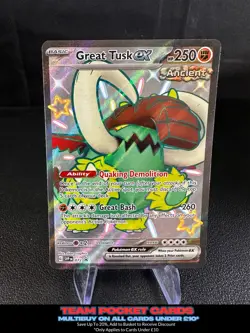 Great Tusk SVP072, Black Star Promo, Pokemon, NM - Image 1