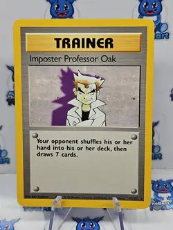Imposter Professor Oak - 73/102 - Pokemon Base Set LP - Image 1