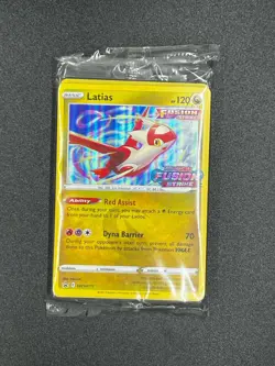 Pokemon TCG Fusion Strike Pre Release Promo Sealed Pack Latias SWSH171 - Image 3