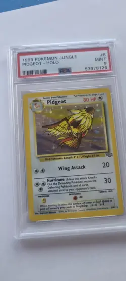 Pokemon TCG Vintage 1999 Pidgeot Jungle 8/64 Unlimited Holo PSA 9 Mint 💎 - Image 1