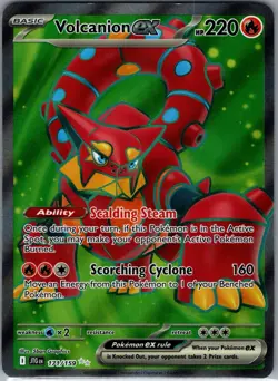 Volcanion ex 171/159 - Pokemon SV09: Journey Together - Full Art Ultra Rare (NM) - Image 1