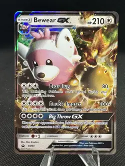 Bewear GX SM34 Promo Sun And Moon Black Star Promos NM - Image 1