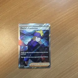 Pokemon TCG - Mortys Conviction - Temporal Forces - 201/162 - Secret Rare - Holo - Image 1