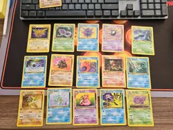 28 × Pokemon Cards 1st Edition Fossil Set Near Complete Uncommon Common Bulk Lot - Image 2