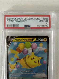 PSA 10 Pokemon TCG Flying Pikachu V Celebrations 006/025 Holo Ultra Rare - Image 4