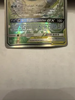 Pokemon TCG Blastoise Piplup GX Holo Alternative Art 215/236 Tag Team Ultra Rare - Image 3