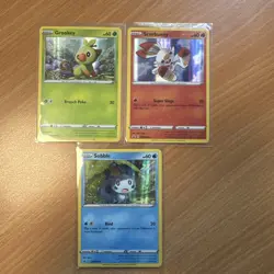 Pokemon SWSH Promo Cards Grookey SWSH001 Scorbunny SWSH002 Sobble SWSH003 #A3 - Image 1