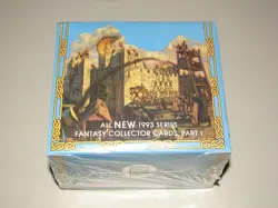TSR AD&D 2nd Edition 1993 Fantasy Trading Cards, Part 1 Blue Box (36 Packs) -NIS - Image 1