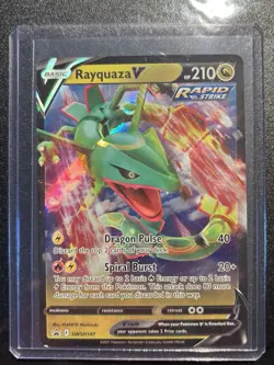 Rayquaza V SWSH147 - Pokemon TCG Sword & Shield Black Star Promo Card - LP Card - Image 1